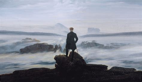 The Wanderer Above The Sea Of Fog By Caspar David Friedrich Caspar