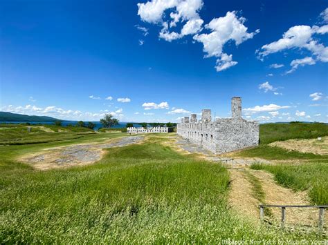 The Abandoned Fort At Crown Point State Historic Site On Lake Champlain