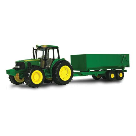John Deere Big Farm 7430 Tractor With Lights N Sound And Wagon Tbek46077