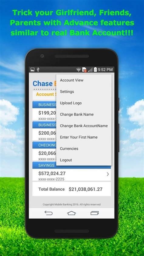 Just like setting a goal for yourself. Fake Bank Account Free for Android - APK Download