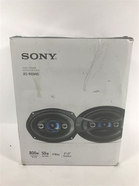 Bocinas Sony Xplod Xsr6945 6x9 6 X 9 Pulgadas 400 Watts Auto 69900