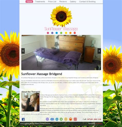 Sunflower Massage Our Portfolio Tsl Designs