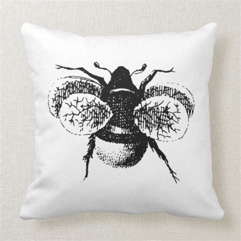 Vintage Bumble Bee Pillow Zazzle