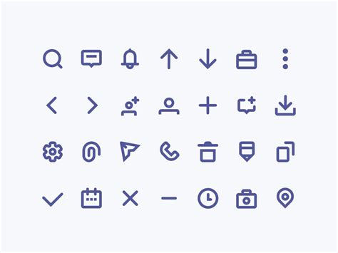 Simple Icon Sets By Sujeong On Dribbble