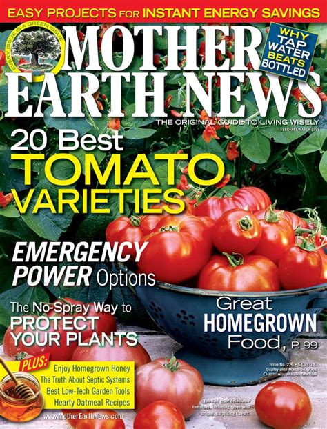 Mother earth foods (parkersburg, wv). February/ March 2008 | Plant food, Growing vegetables ...