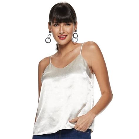 Nine West Petite Satin Layering Cami Ciara Is The Face Of Nine West S
