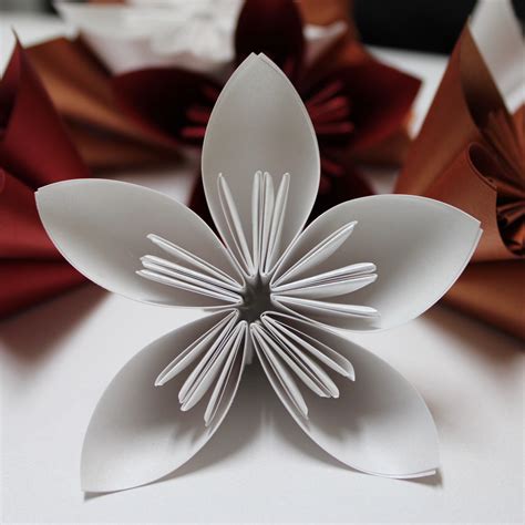 Paper Poinsettia Flower Paperpapers Blog
