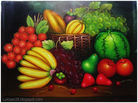 ( blm termasuk ongkos kirim ). Pusat Jual Lukisan Termurah: Lukisan Buah-buahan