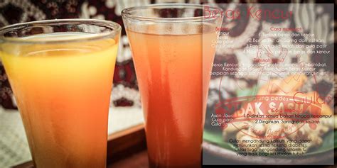 Dibuat dengan rasio air 2:1 gula, biasanya medium simple syrup digunakan untuk membuat minuman manis dingin seperti es teh dan es kopi. Beras Kencur Bahan : kencur, beras, gula pasir, gula Jawa ...