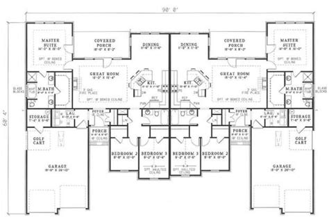You can also create your own dream house by using our personalization support. 3 bedroom duplex floor plans | House plans and Home plans ...