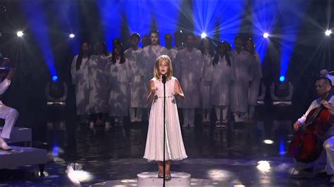 Jackie Evancho Singing Ave Maria Americas Got Talent Final Hds Youtube