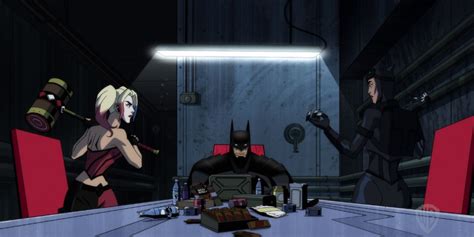 Injustice Movie Clip Batman Catwoman And Harley Quinn Team Up Exclusive