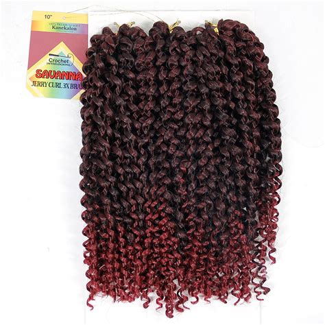 Jerry Curly Bundles Havana Kinky Twist Hair Crochet Braids Synthetic
