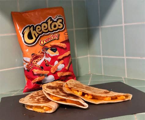 Taco bell quesadilla sauce, also known as creamy jalapeno sauce, is a sauce that taco bell spreads on their chicken quesadilla. Cheetos Quesadilla - Copycat Taco Bell Recipe : 4 Steps ...