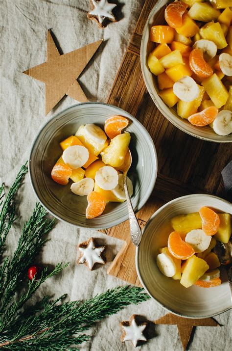 Salade de fruits de Noël Recette