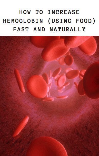 Anemia can be measured by lower hemoglobin level, means production of red blood cells are decreased. How to increase Hemoglobin (USING FOOD) Fast And Naturally ...
