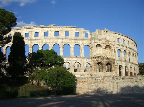 Pula Roman Arena Amphitheatre Free Photo Download Freeimages