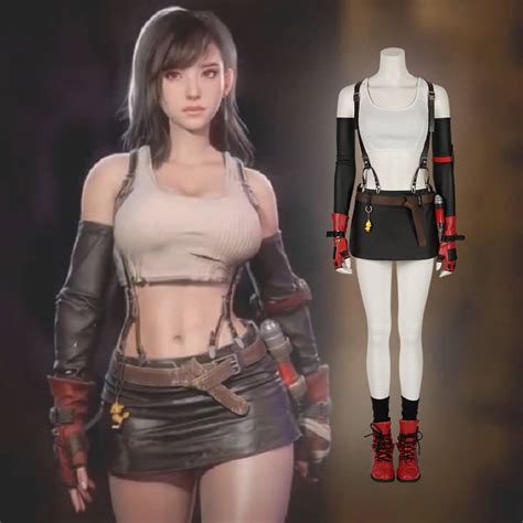 Game Costume Final Fantasy Vii Remake Tifa Lockha Cosplay Costume Wishiny