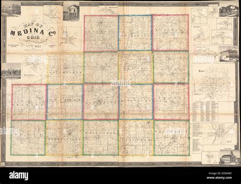 Map Of Medina Ohio Hi Res Stock Photography And Images Alamy
