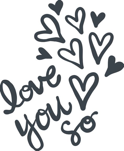 Love You So Much Svg Cut File Snap Click Supply Co