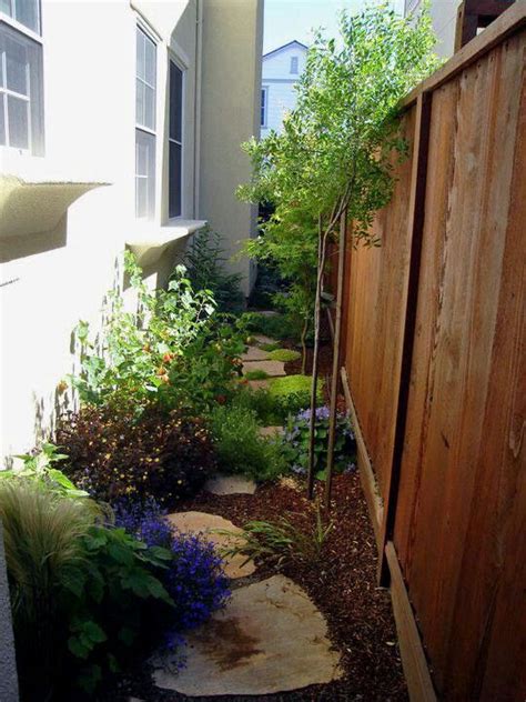 If you want to add or make your suggestions or comments, contact us through the contacts. Sml narrow path idea | Small yard landscaping, Side yard ...