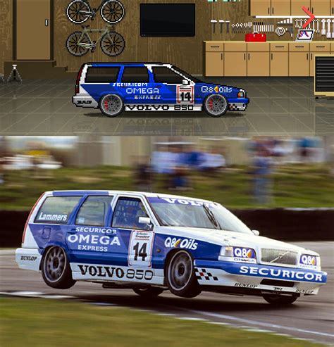 But the rumours were ended at the geneva autosalon in march 1994 when volvo confirmed it should enter the btcc championship with a. BTCC Volvo 850 Estate : PixelCarRacer