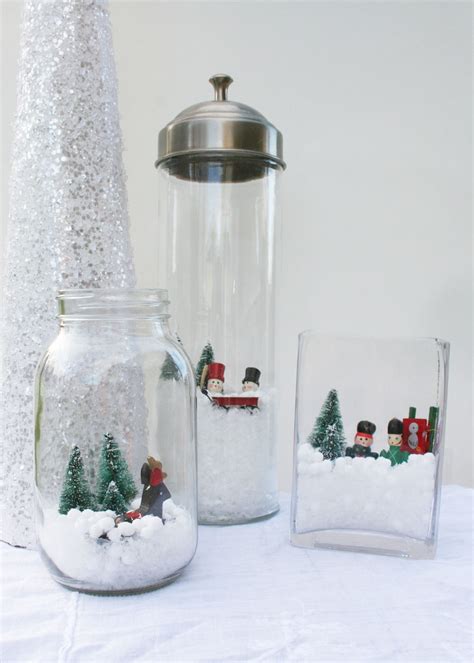 Diy Snow Globes With Vintage Ornaments Bits And Pieces Paper Lab