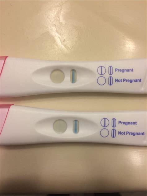 Early Faint Positive Pregnancy Test Blue Dye Pregnancy Test