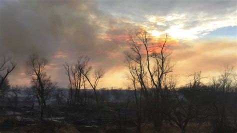 Wildfire Burns Hundreds Of Acres In Council Bluffs