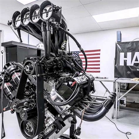 Top Fuel Dragster V8 Engine 3d Model Ph