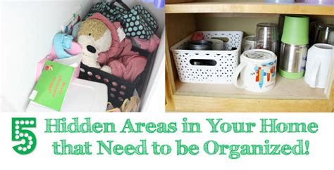 5 Hidden Areas In Your Home That Need To Be Organized
