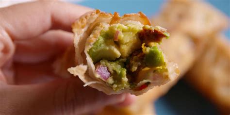 Outdoor patio was surprising comfortable! Cooking Avocado Egg Rolls Video - Avocado Egg Rolls Recipe ...