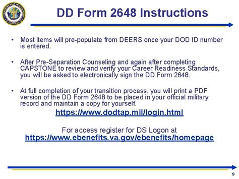 Guide For Transition Counselors Navy Preseparation Slide Scripttransition