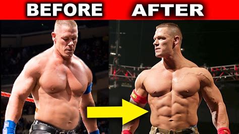 10 Surprising WWE Body Transformations John Cena Roman Reigns More
