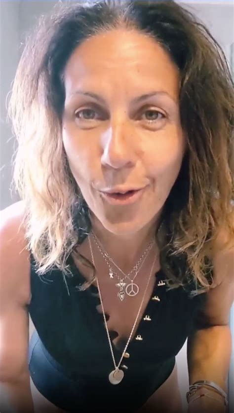 julia bradbury 51 wows in plunging button up swimsuit as she shares candid shower video