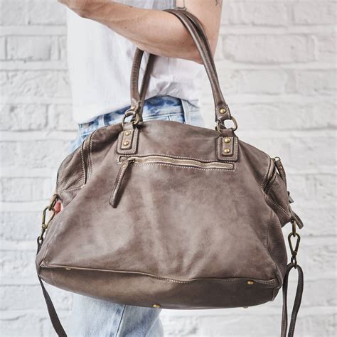 Soft Leather Handbag By Vida Vida | notonthehighstreet.com
