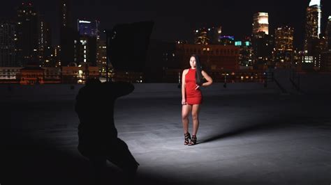 La Rooftop Photoshoot Using Continuous Lights Youtube