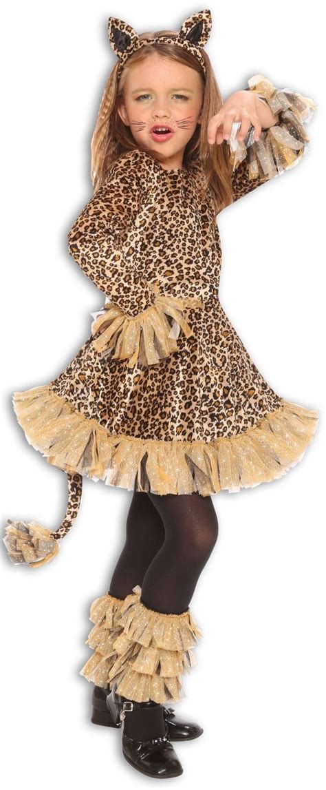 Leopard Girls Costume Kids Dress Cat Halloween Costume Girl Costumes