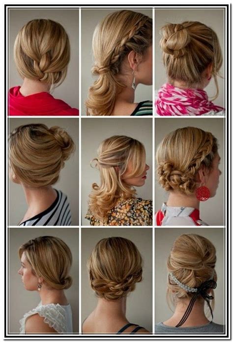 These thirty gorgeous wedding hairstyles for medium hair will help you spend less time in a salon this easy wedding look for shoulder length hair is full of loose, romantic waves that are pinned to 25 updo hairstyles for black women | black hair updos inspiration wearing your hair up can feel tired. Easy Updos For Medium Length Hair Tutorial in Updos ...