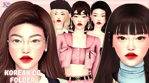 Korean Cc Folder And Sim Download Chanel Gucci Burberrymore Sims