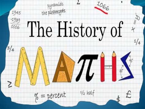 The History Of Maths