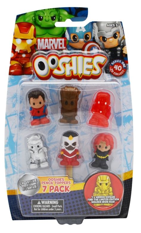 Buy Ooshies Marvel 7 Pack At Mighty Ape Nz