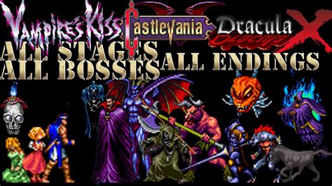 SNES Castlevania Dracula X Vampire S Kiss All Stages All