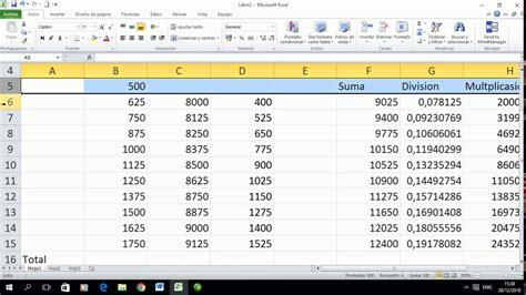 Capitulo 1 Excel Formulas Simples Youtube