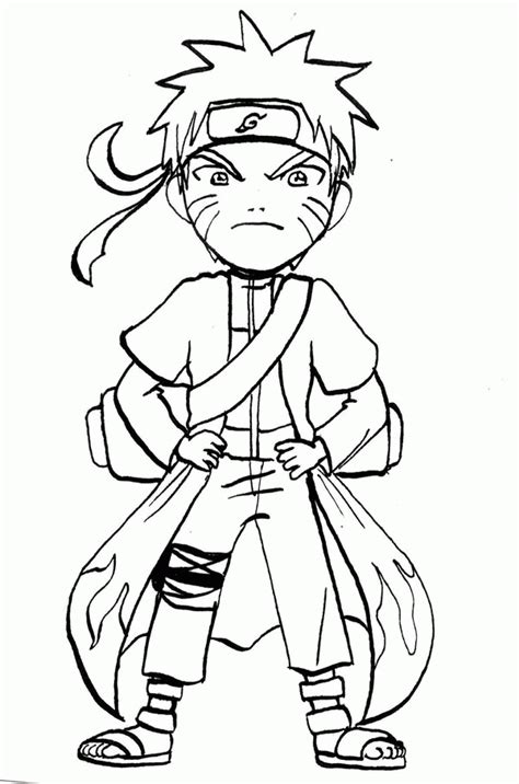 Chibi Naruto Coloring Pages Clip Art Library