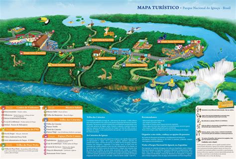 Mapa Turístico De Foz Do Iguaçu Secretaria Municipal De Turismo De