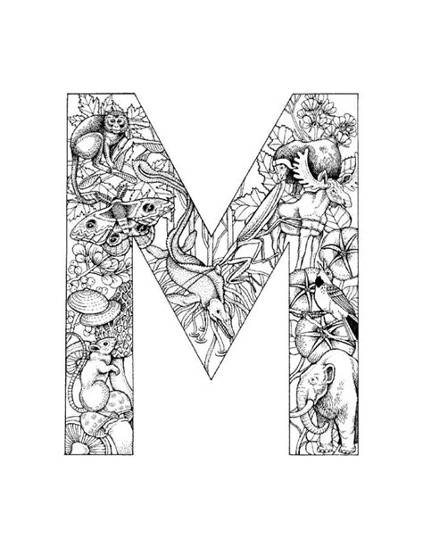 Letter M Coloring Pages To Download And Print For Free