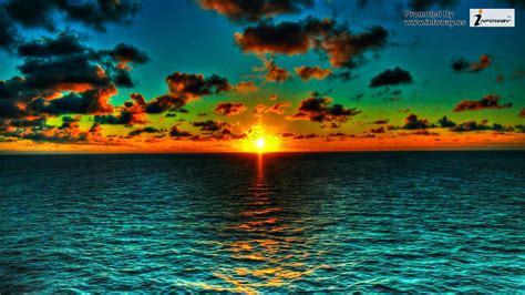 Free Download Beautiful Ocean Sunset Wallpaper 1160127 1920x1080 For