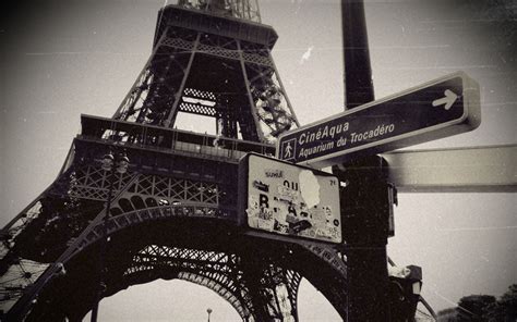 Vintage Photo Of The Eiffel Tower Wallpapers And Images Wallpapers