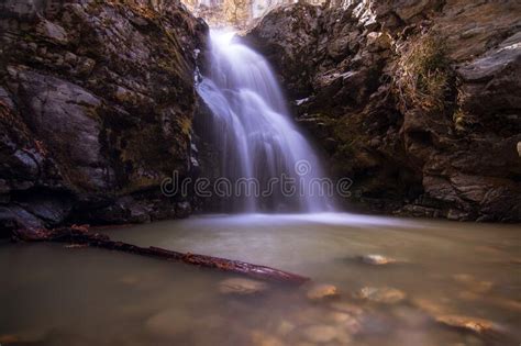 Silky Smooth Waterfall In The Wilderness Stock Image Image Of